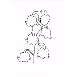 着色页: 铃兰 (自然与季节) #176411 - 免费可打印着色页