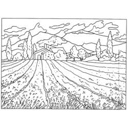 着色页: 山 (自然与季节) #156688 - 免费可打印着色页
