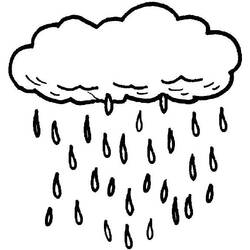 着色页: 雨 - 免费可打印着色页
