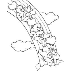 着色页: 彩虹 (自然与季节) #155334 - 免费可打印着色页