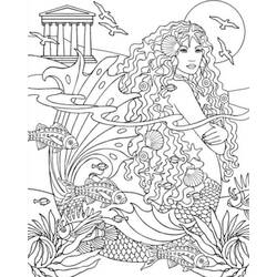 着色页: 海床 (自然与季节) #160179 - 免费可打印着色页