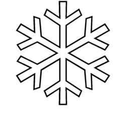 着色页: 雪花 (自然与季节) #160452 - 免费可打印着色页