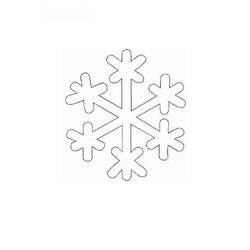 着色页: 雪花 (自然与季节) #160471 - 免费可打印着色页
