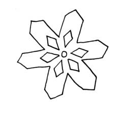 着色页: 雪花 (自然与季节) #160479 - 免费可打印着色页