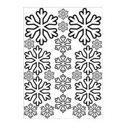 着色页: 雪花 (自然与季节) #160486 - 免费可打印着色页