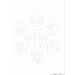 着色页: 雪花 (自然与季节) #160523 - 免费可打印着色页