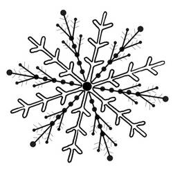 着色页: 雪花 (自然与季节) #160596 - 免费可打印着色页