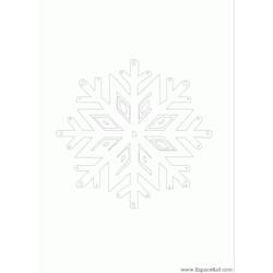 着色页: 雪花 (自然与季节) #160625 - 免费可打印着色页