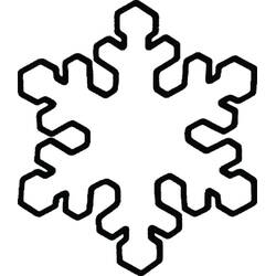 着色页: 雪花 (自然与季节) #190263 - 免费可打印着色页