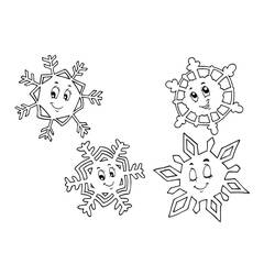 着色页: 雪花 (自然与季节) #190287 - 免费可打印着色页