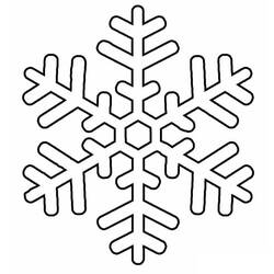 着色页: 雪花 (自然与季节) #190288 - 免费可打印着色页