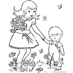 着色页: 春季 (自然与季节) #164772 - 免费可打印着色页