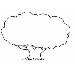 着色页: 树 - 免费可打印着色页