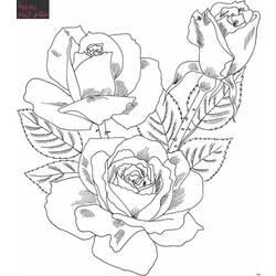 着色页: 一束鲜花 (自然) #160739 - 免费可打印着色页