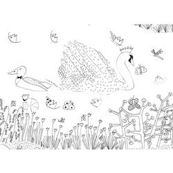 着色页: 一束鲜花 (自然) #160851 - 免费可打印着色页