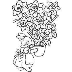 着色页: 一束鲜花 (自然) #160873 - 免费可打印着色页