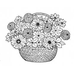 着色页: 一束鲜花 (自然) #160875 - 免费可打印着色页