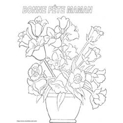 着色页: 一束鲜花 (自然) #160884 - 免费可打印着色页
