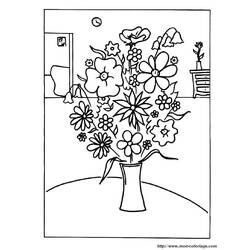 着色页: 一束鲜花 (自然) #160892 - 免费可打印着色页