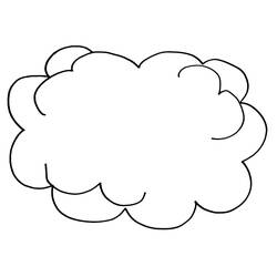 着色页: 云 (自然) #157318 - 免费可打印着色页