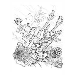 着色页: 珊瑚 (自然) #162970 - 免费可打印着色页