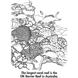 着色页: 珊瑚 (自然) #162971 - 免费可打印着色页