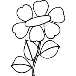 着色页: 雏菊 (自然) #161563 - 免费可打印着色页