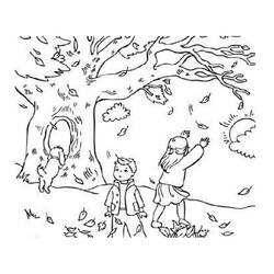 着色页: 秋季 (自然) #164039 - 免费可打印着色页