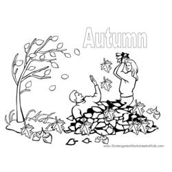 着色页: 秋季 (自然) #164074 - 免费可打印着色页