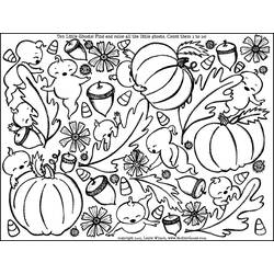 着色页: 秋季 (自然) #164207 - 免费可打印着色页