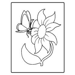 着色页: 花卉 (自然) #154968 - 免费可打印着色页