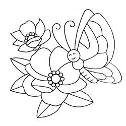 着色页: 花卉 (自然) #154992 - 免费可打印着色页