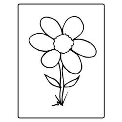 着色页: 花卉 (自然) #155047 - 免费可打印着色页