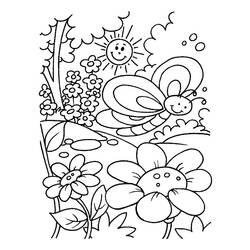 着色页: 花卉 (自然) #155049 - 免费可打印着色页