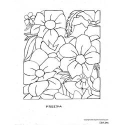 着色页: 花卉 (自然) #155148 - 免费可打印着色页