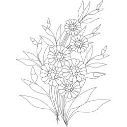 着色页: 花卉 (自然) #155244 - 免费可打印着色页