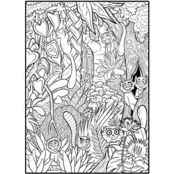 着色页: 森林 (自然) #157017 - 免费可打印着色页