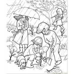 着色页: 雨 (自然) #158310 - 免费可打印着色页