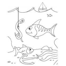 着色页: 海底 (自然) #160130 - 免费可打印着色页