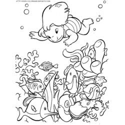 着色页: 海底 (自然) #160177 - 免费可打印着色页
