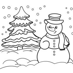 着色页: 雪 (自然) #158740 - 免费可打印着色页
