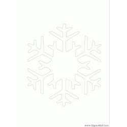 着色页: 雪花 (自然) #160502 - 免费可打印着色页