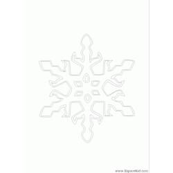 着色页: 雪花 (自然) #160504 - 免费可打印着色页
