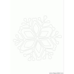 着色页: 雪花 (自然) #160518 - 免费可打印着色页