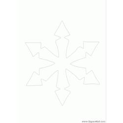 着色页: 雪花 (自然) #160557 - 免费可打印着色页