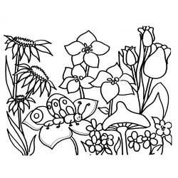 着色页: 春暖花开的季节 (自然) #164766 - 免费可打印着色页