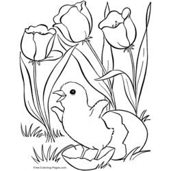 着色页: 春暖花开的季节 (自然) #164776 - 免费可打印着色页