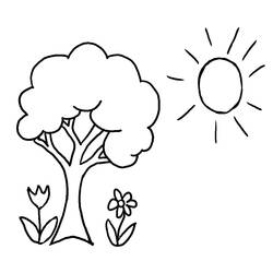 着色页: 春暖花开的季节 (自然) #164808 - 免费可打印着色页
