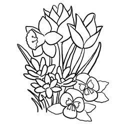 着色页: 春暖花开的季节 (自然) #164809 - 免费可打印着色页