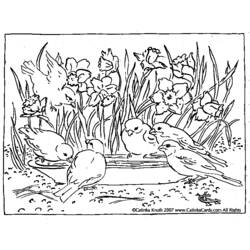着色页: 春暖花开的季节 (自然) #164827 - 免费可打印着色页